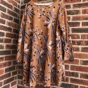 Feather Pattern Dress